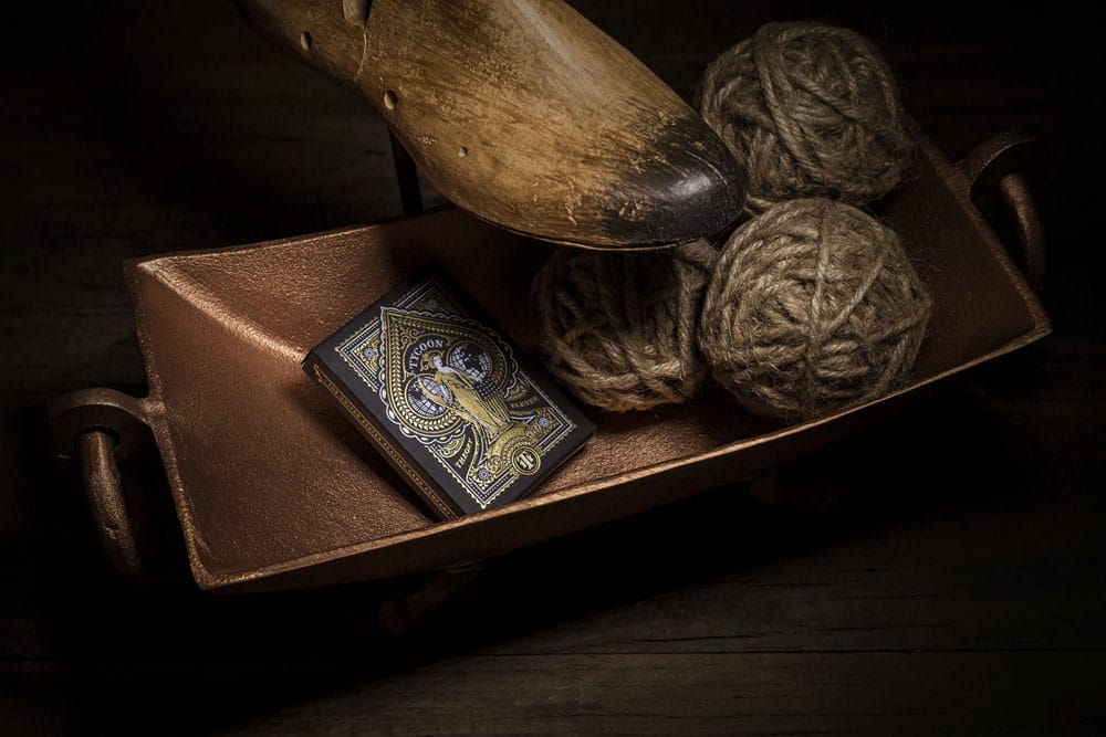 Tycoon Playing Cards Black P060309