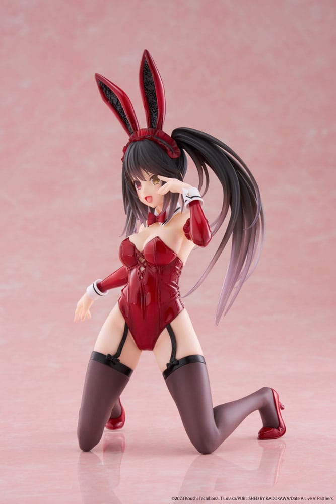 Date A Live V PVC Statue Desktop Cute Figure Kurumi Tokisaki Bunny Ver. 13 cm P060356