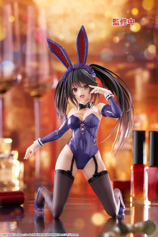 Date A Live V PVC Statue Desktop Cute Figure Kurumi Tokisaki Bunny Ver. Renewal 13 cm P060455