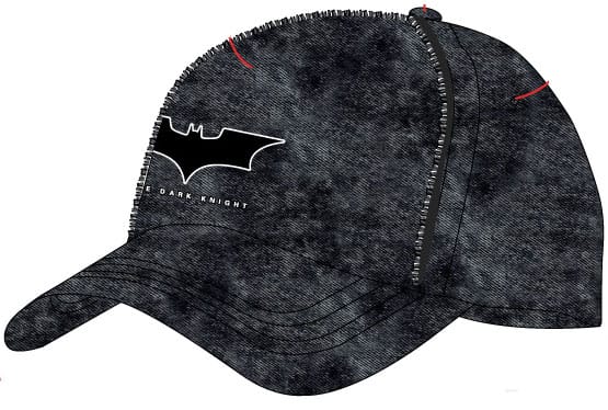 DC COMICS CURVED BILL CAP BATMAN THE DARK KNIGHT LOGO DENIM