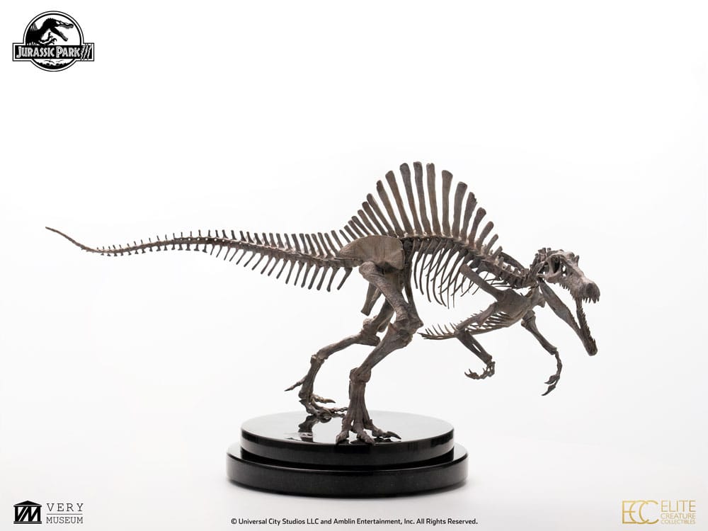 Jurassic Park III ECC Elite Creature Line Statue 1/24 Spinosaurus Skeleton Bronze 27 cm P060791