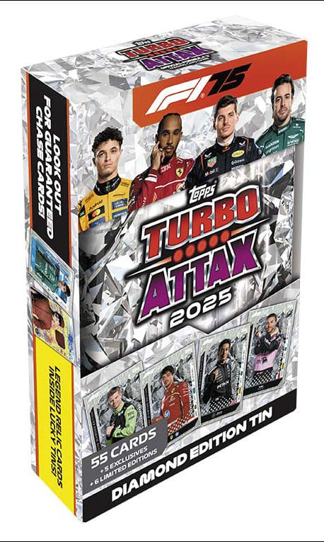 Formula 1 Turbo Attax TCG 2025 F1 Mega Tin Diamond Edition *German Version* P060832