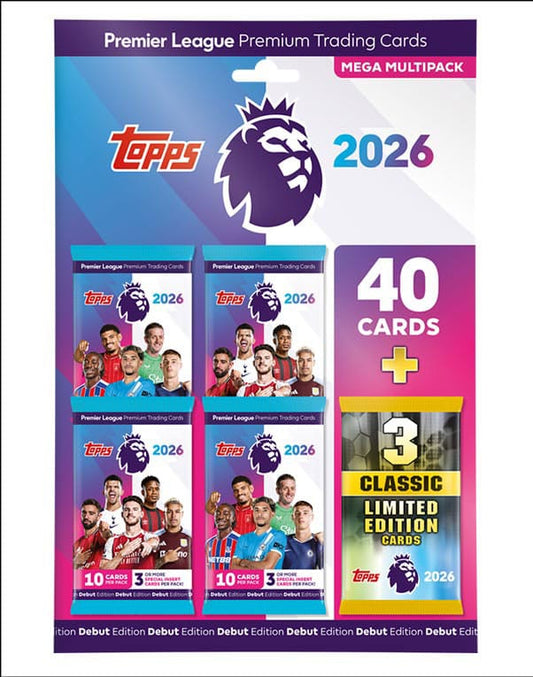 Premier League 2025/26 Trading Cards Mega Multipack P060835