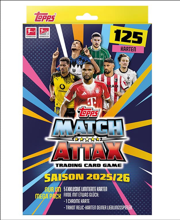 Bundesliga Match Attax Trading Cards 2025/26 Mega Pack *German Version* P064952
