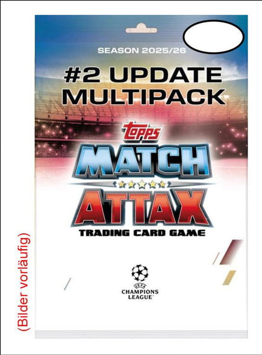 UEFA Champions League Match Attax Trading Cards 2025/26 Mega Multipack Update Star Ballers *German Version* P060849