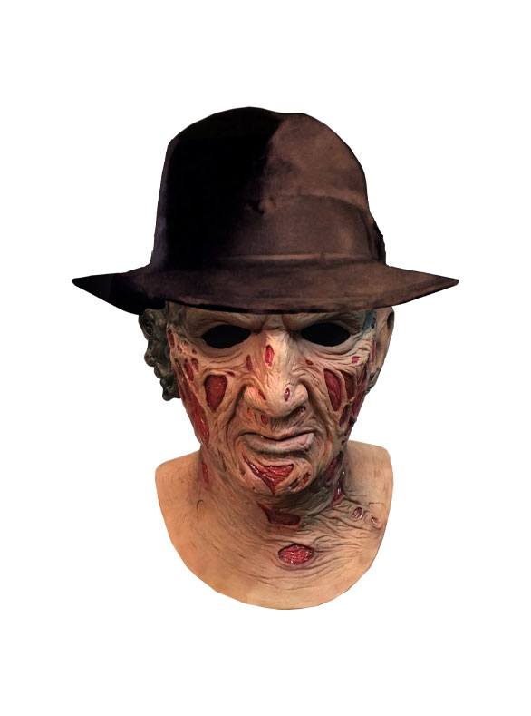 A Nightmare On Elm Street Deluxe Latex Mask with Hat Freddy Krueger P069415