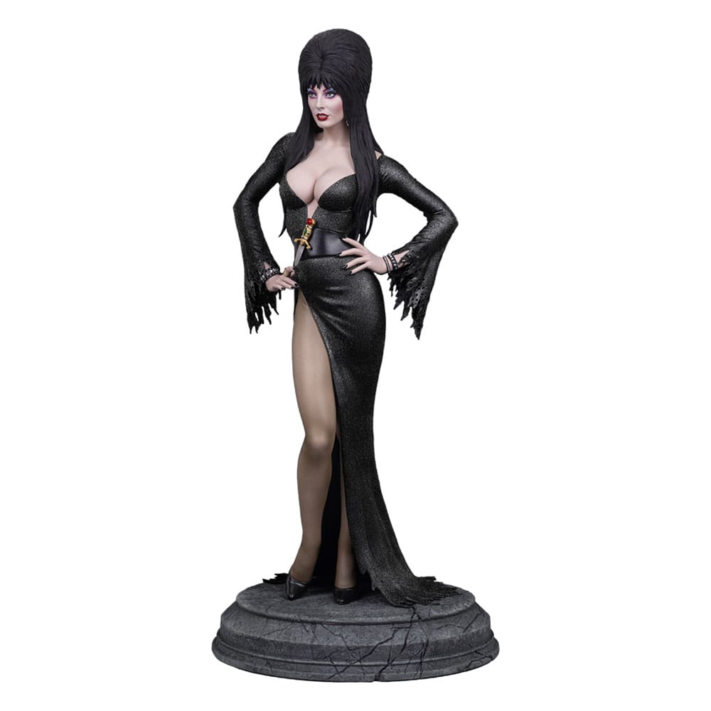 Elvira: Mistress of the Dark Maquette 1/4 Elvira (Black Glitter Dress) 48 cm P061603
