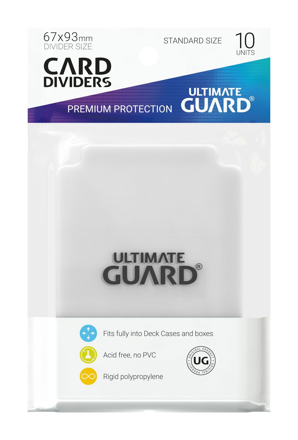 Ultimate Guard Card Dividers Standard Size (10) - Transparent P061704