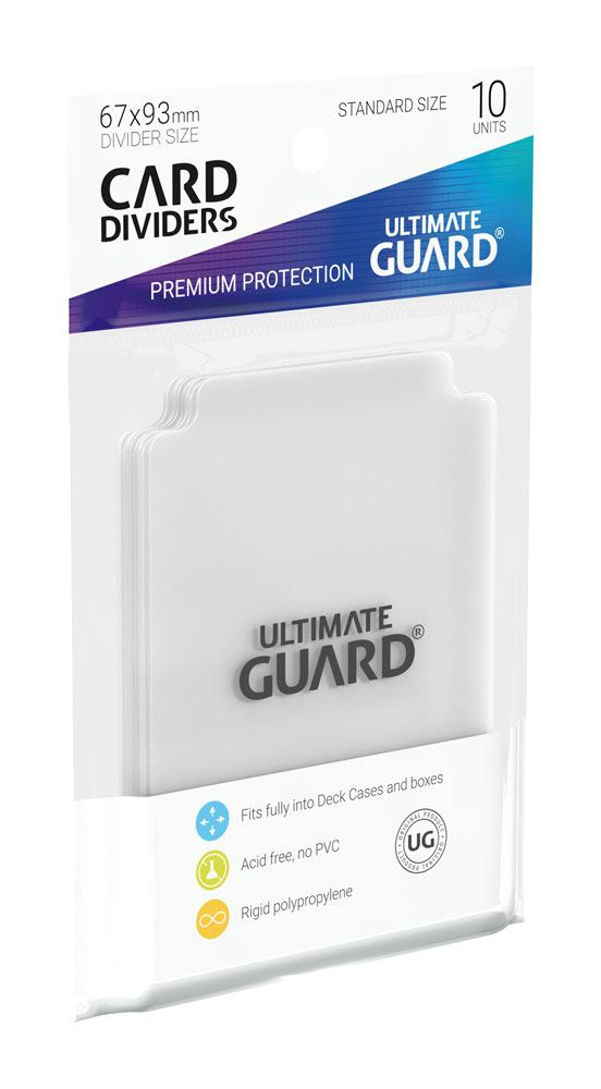 Ultimate Guard Card Dividers Standard Size (10) - Transparent P061704