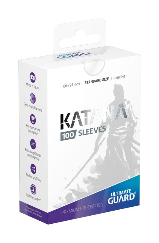 Ultimate Guard Katana Sleeves Standard Size (100) - Transparent P061705
