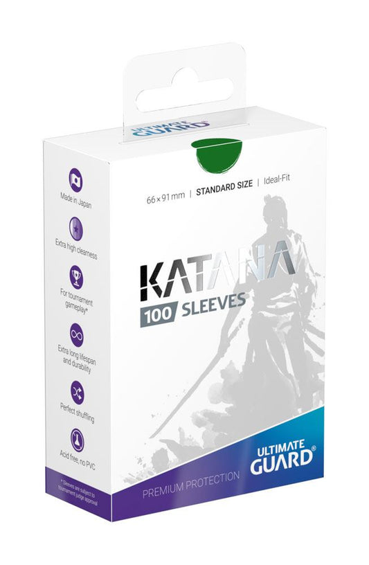 Ultimate Guard Katana Sleeves Standard Size (100) - Green P061708