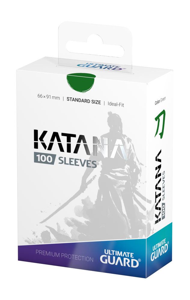 Ultimate Guard Katana Sleeves Standard Size (100) - Green P061708