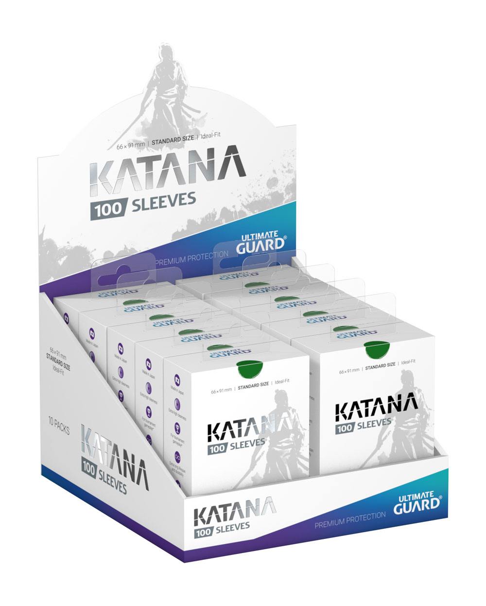 Ultimate Guard Katana Sleeves Standard Size (100) - Green P061708