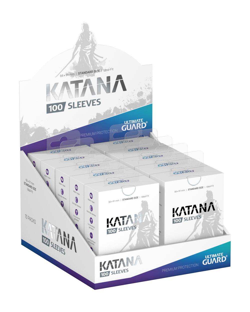 Ultimate Guard Katana Sleeves Standard Size (100) - White P061709