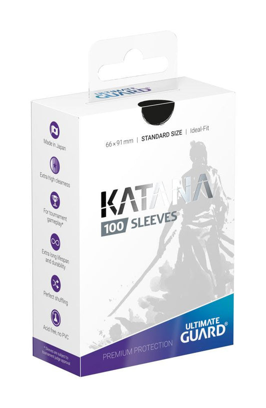 Ultimate Guard Katana Sleeves Standard Size (100) - Black P061710