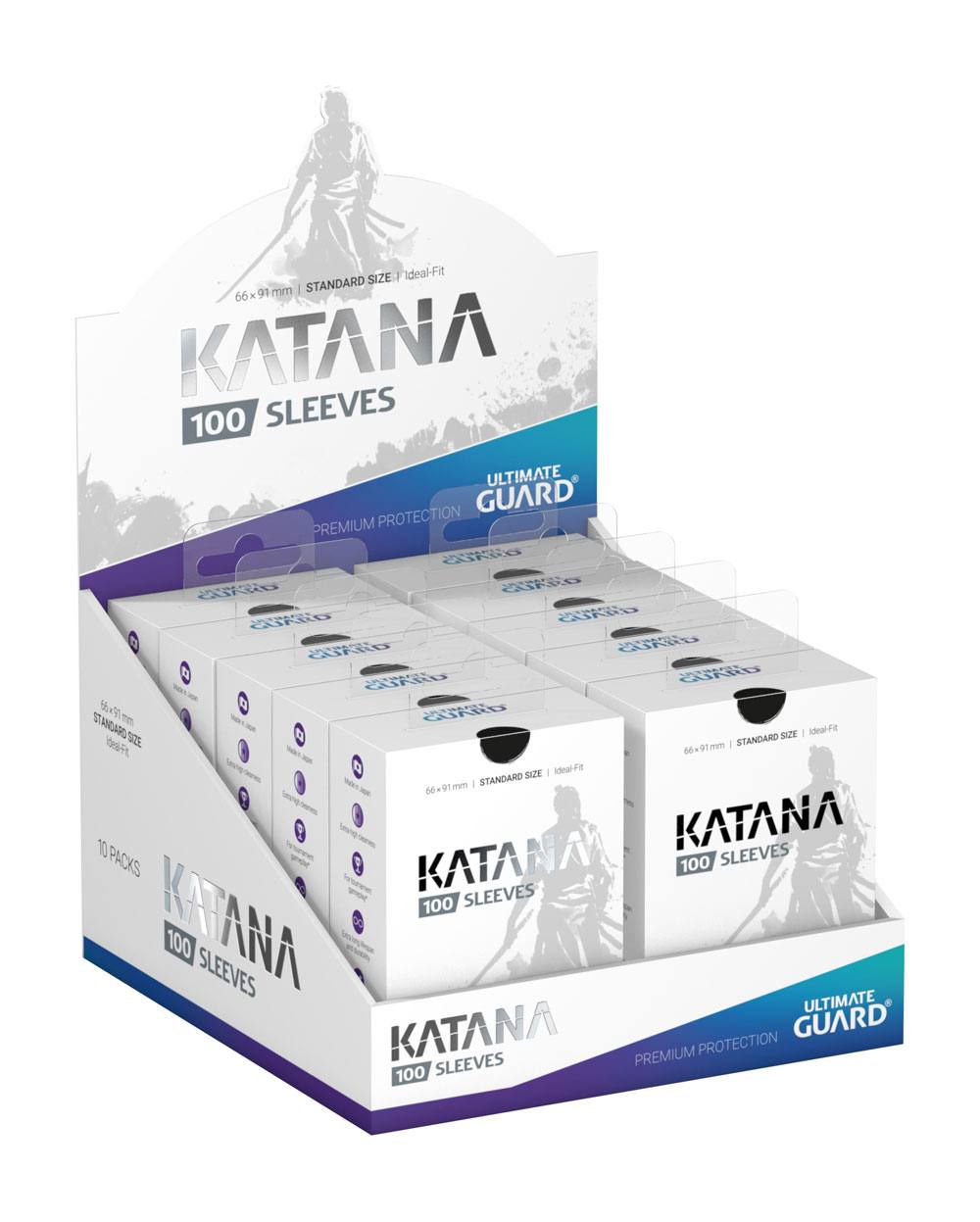 Ultimate Guard Katana Sleeves Standard Size (100) - Black P061710