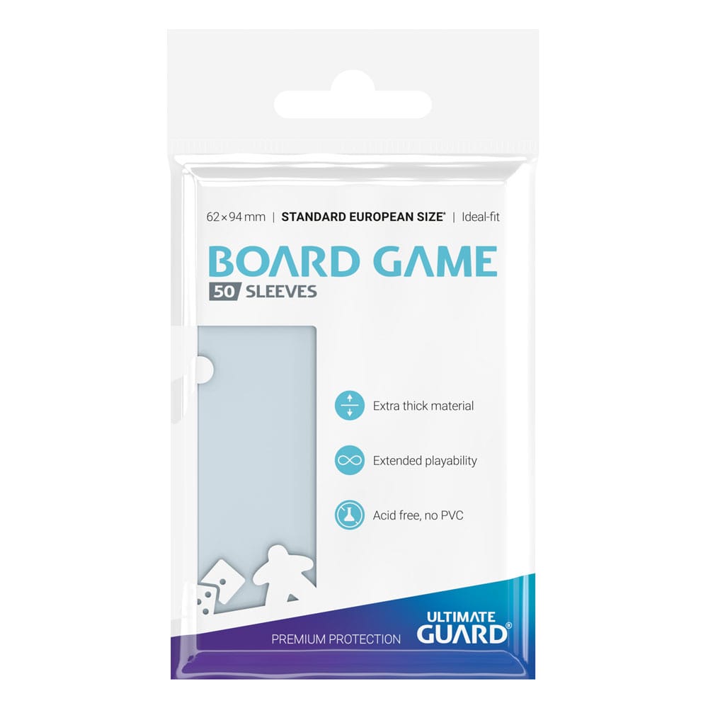 Ultimate Guard Board Game Sleeves (50) - Standard European P061751