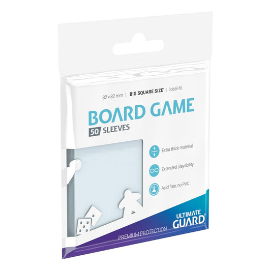 Ultimate Guard Premium Soft Sleeves for Board Game Cards Big Square (50) P061754