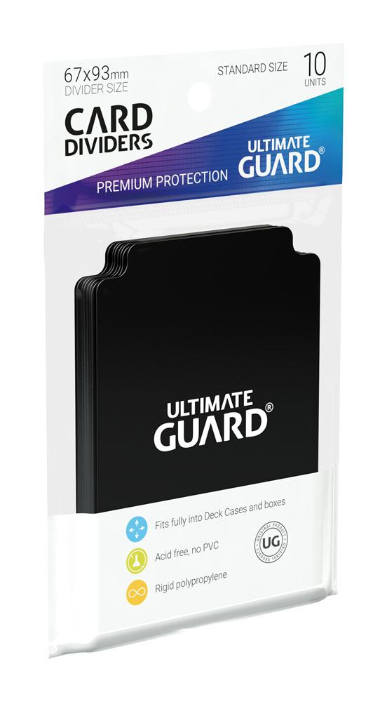 Ultimate Guard Card Dividers Standard Size (10) - Black P061776