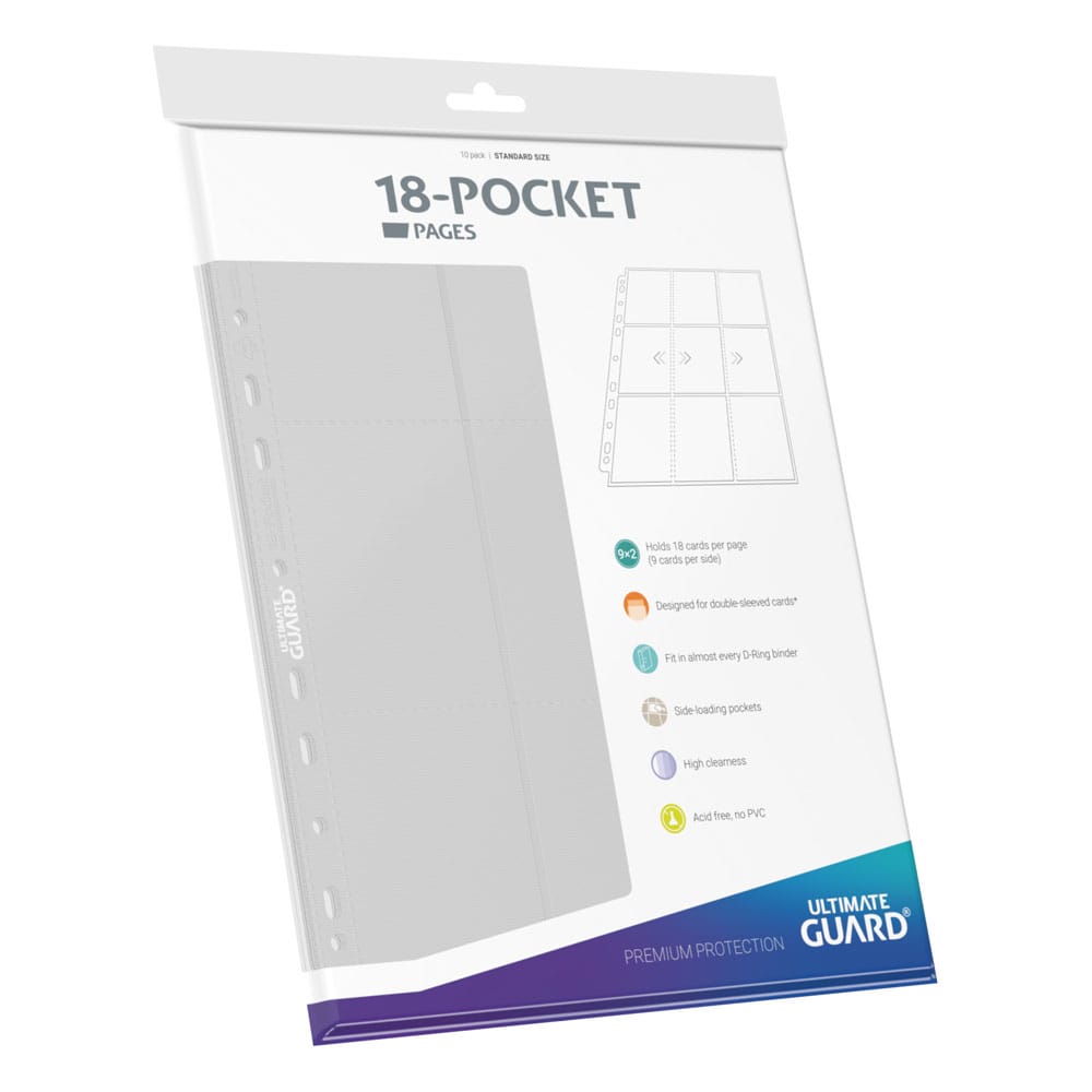 Ultimate Guard 18-Pocket Pages Side-Loading (10) - White P061784