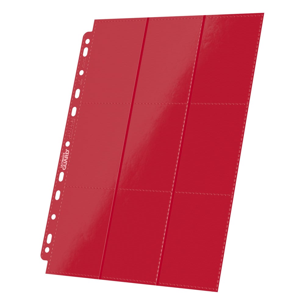 Ultimate Guard 18-Pocket Pages Side-Loading (10) - Red P061786