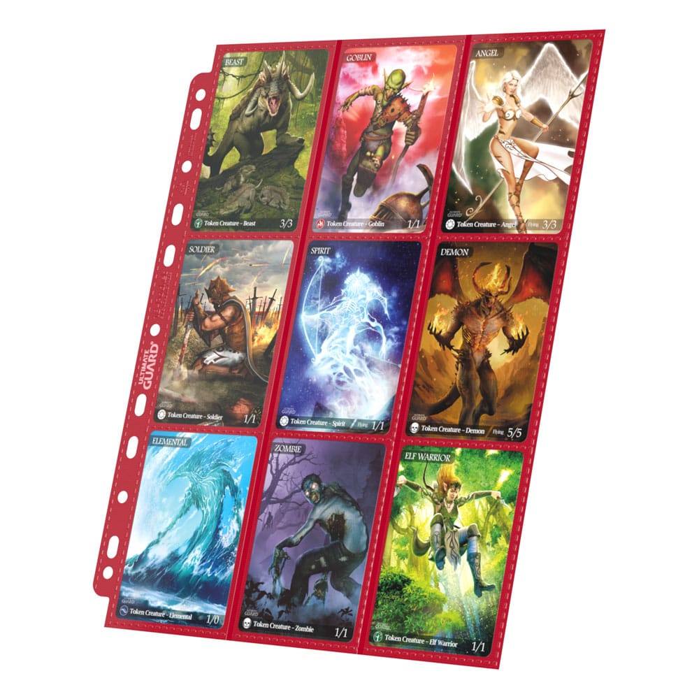 Ultimate Guard 18-Pocket Pages Side-Loading (10) - Red P061786