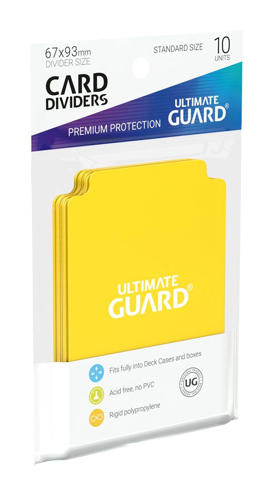 Ultimate Guard Card Dividers Standard Size (10) - Yellow P061805