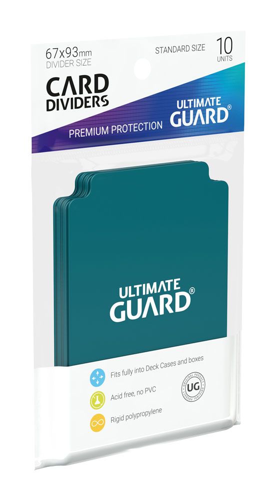 Ultimate Guard Card Dividers Standard Size (10) - Petrol P061806
