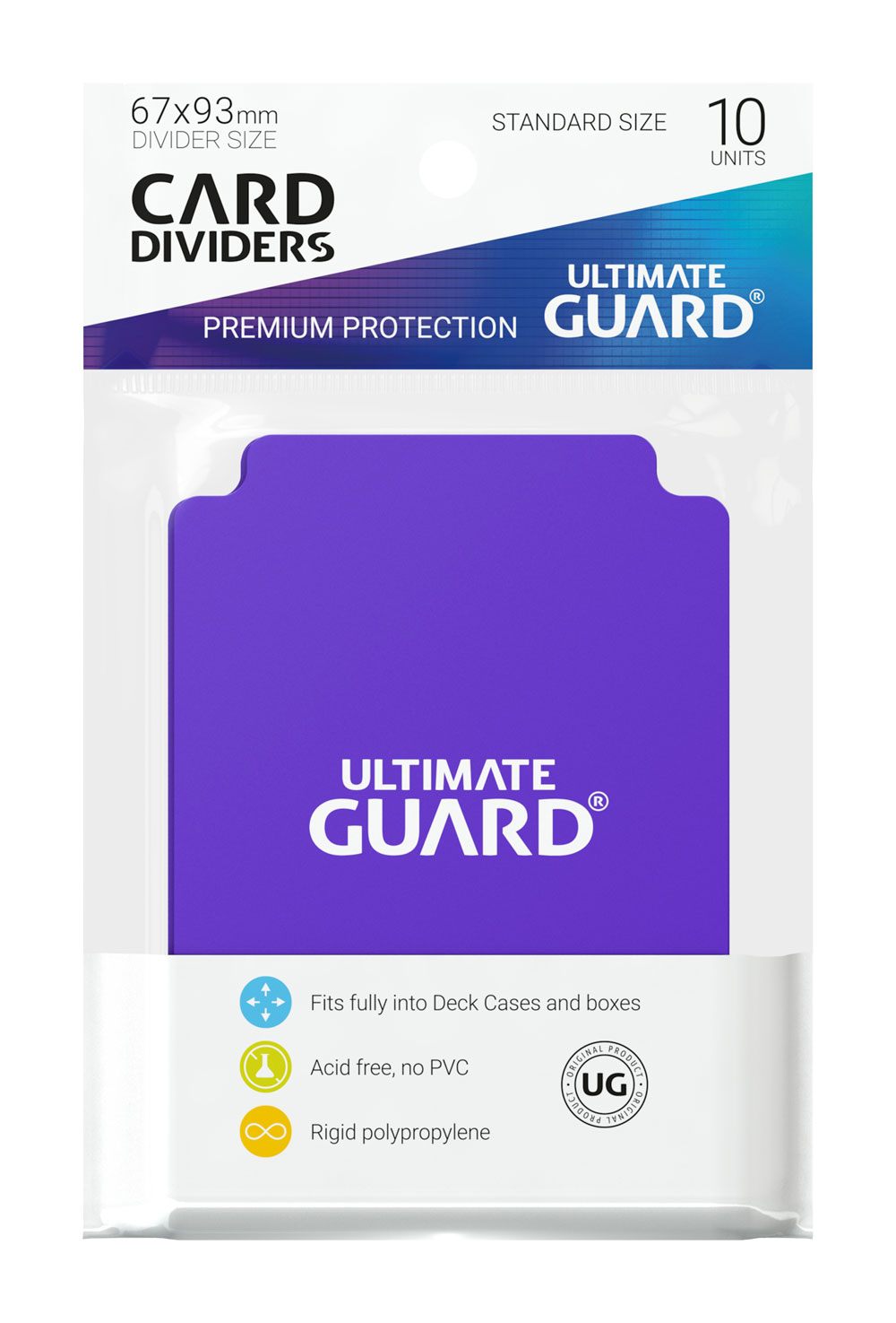 Ultimate Guard Card Dividers Standard Size (10) - Purple P061807