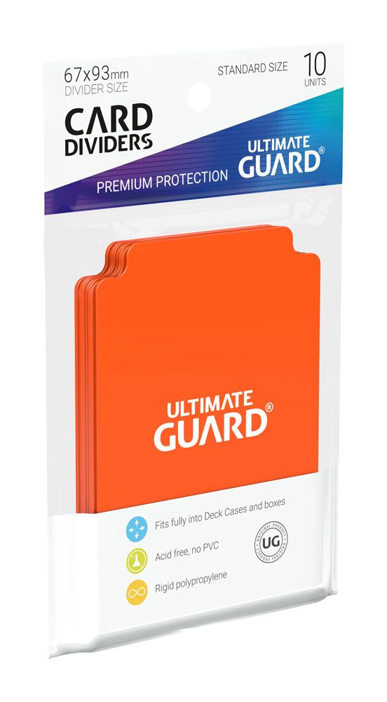 Ultimate Guard Card Dividers Standard Size (10) - Orange P061808