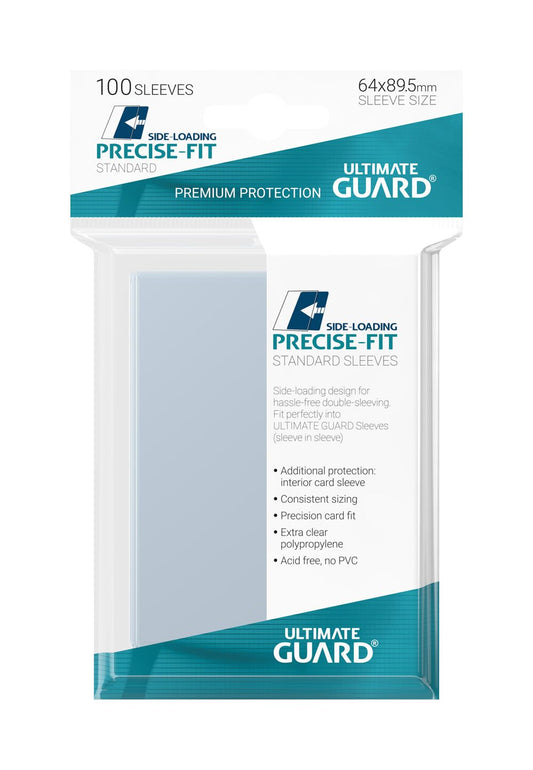 Ultimate Guard Precise-Fit Sleeves Standard Size (100) - Side-Loading P061817