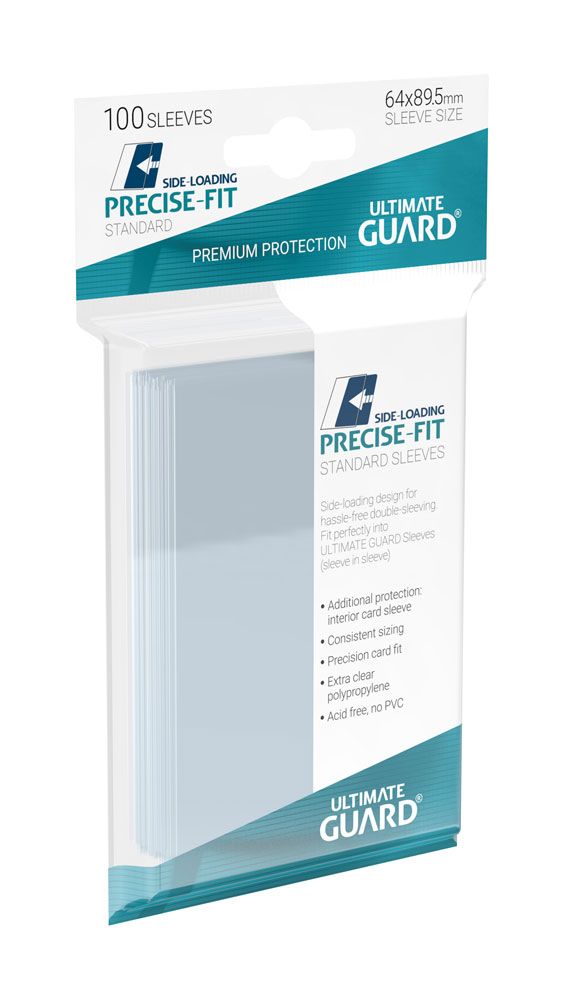 Ultimate Guard Precise-Fit Sleeves Standard Size (100) - Side-Loading P061817