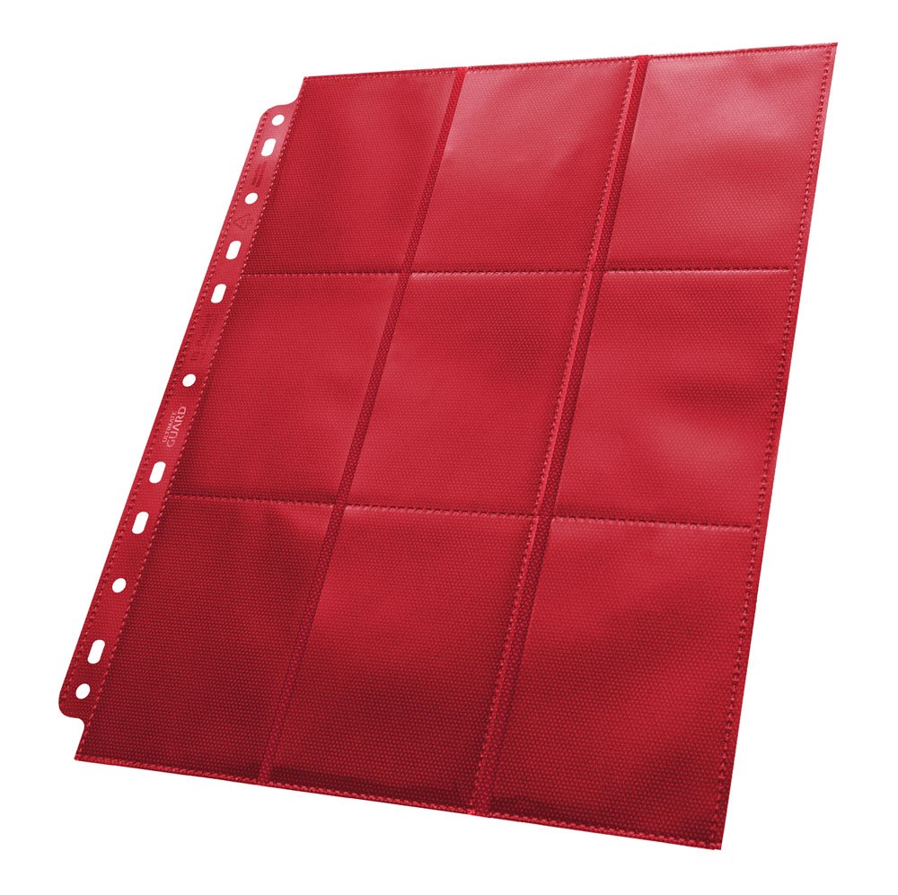 Ultimate Guard 18-Pocket Pages Side-Loading (50) - Red P061821
