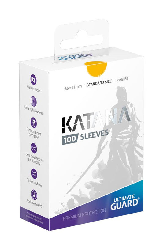 Ultimate Guard Katana Sleeves Standard Size (100) - Yellow P061867