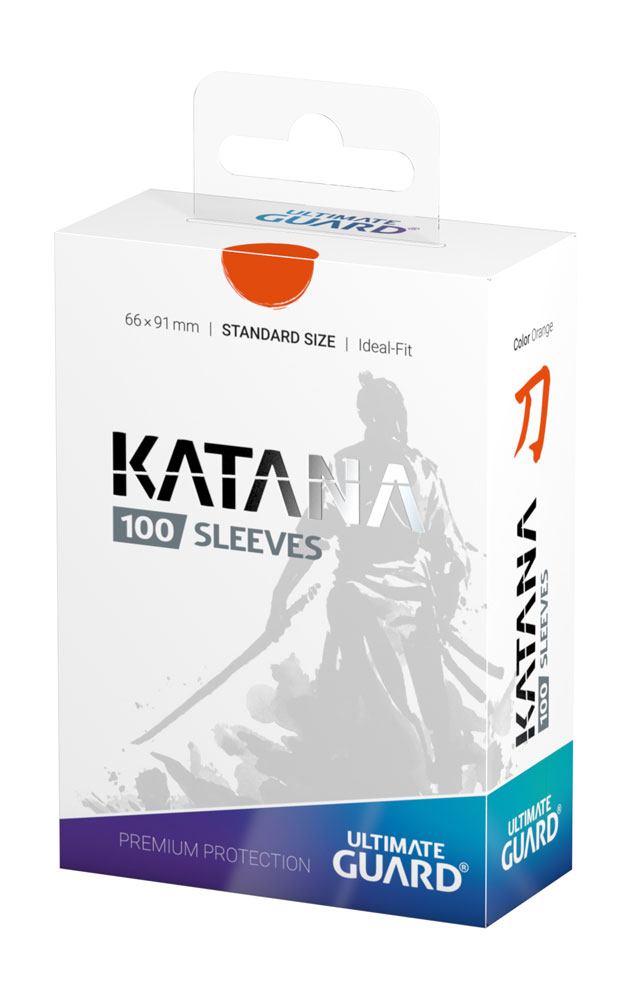 Ultimate Guard Katana Sleeves Standard Size (100) - Orange P061868