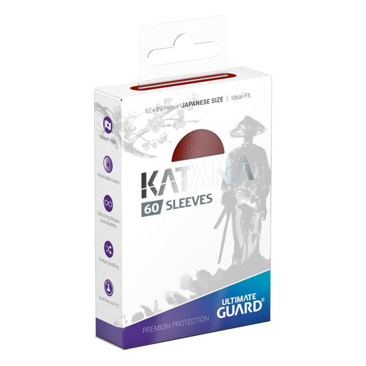 Ultimate Guard Katana Sleeves Japanese Size (60) - Red P061886