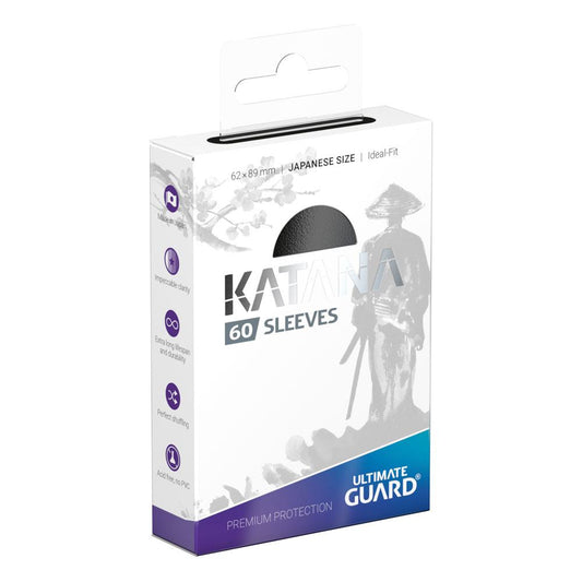 Ultimate Guard Katana Sleeves Japanese Size (60) - Black P061888