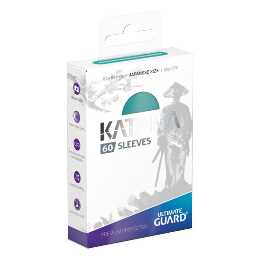 Ultimate Guard Katana Sleeves Japanese Size (60) - Turquoise P061889