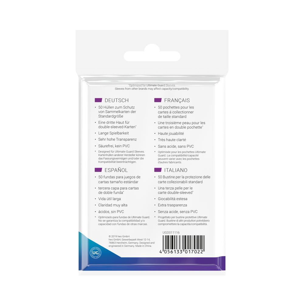 Ultimate Guard Supreme UX 3rd Skin Sleeves (50) P061893