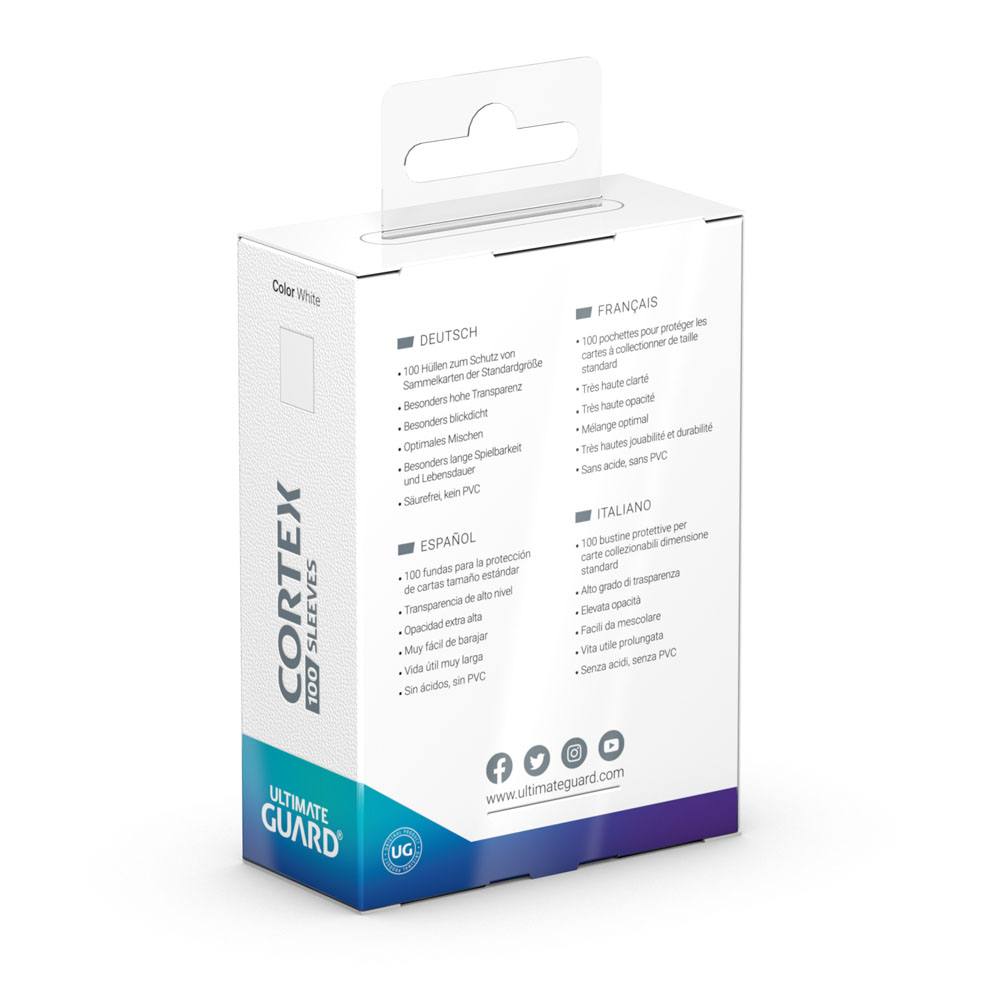 Ultimate Guard Cortex Sleeves Standard Size (100) - White P061908