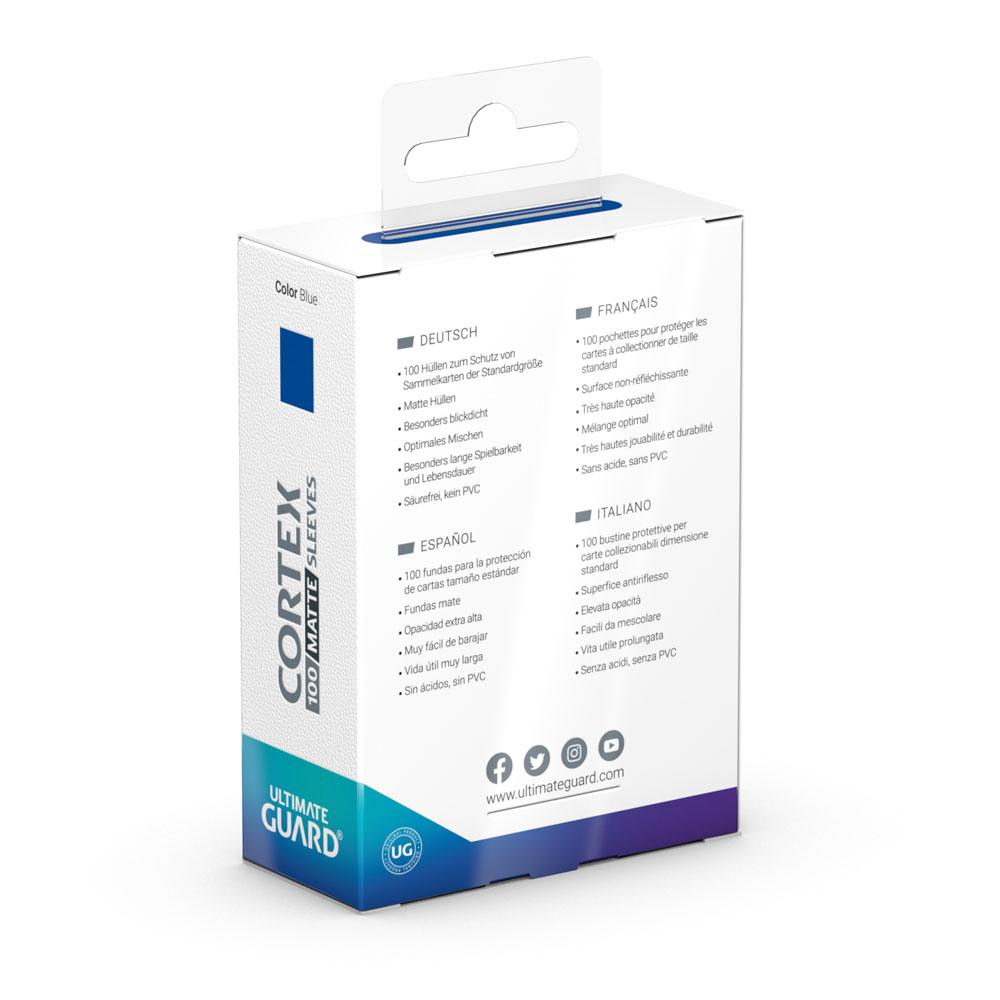 Ultimate Guard Cortex Sleeves Matte Standard Size (100) - Blue P061919