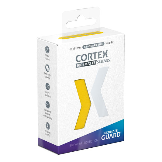 Ultimate Guard Cortex Sleeves Matte Standard Size (100) - Yellow P061924