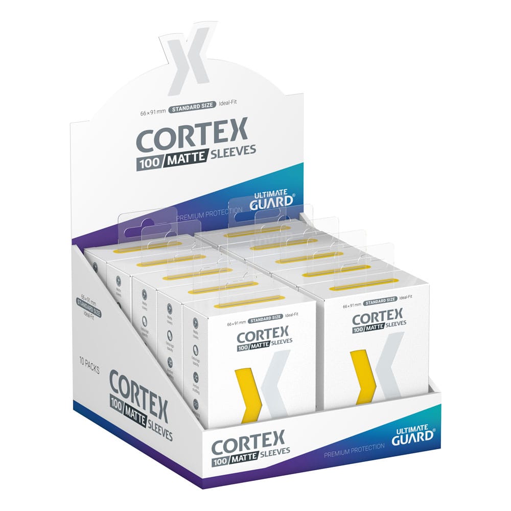 Ultimate Guard Cortex Sleeves Matte Standard Size (100) - Yellow P061924