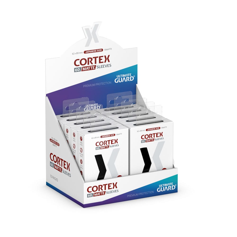 Ultimate Guard Cortex Sleeves Matte Japanese Size (60) - Black P061925