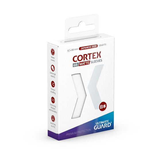Ultimate Guard Cortex Sleeves Matte Japanese Size (60) - White P061926