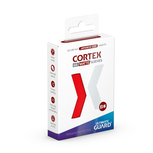Ultimate Guard Cortex Sleeves Matte Japanese Size (60) - Red P061927