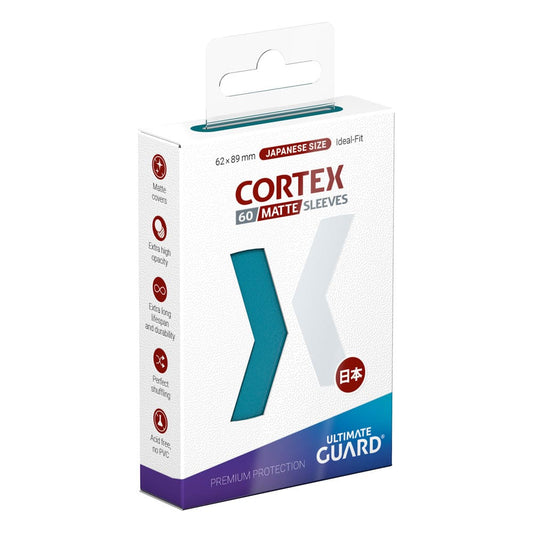 Ultimate Guard Cortex Sleeves Matte Japanese Size (60) - Petrol P061930