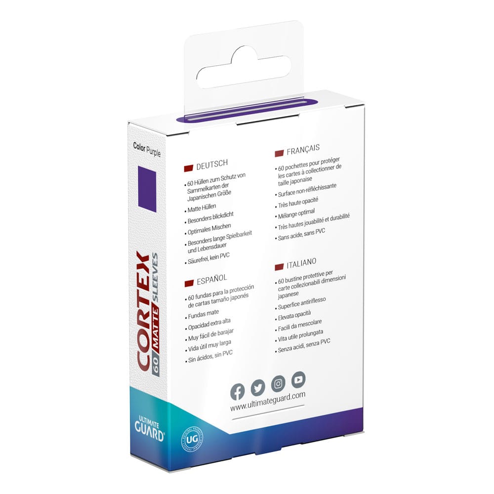 Ultimate Guard Cortex Sleeves Matte Japanese Size (60) - Purple P061931