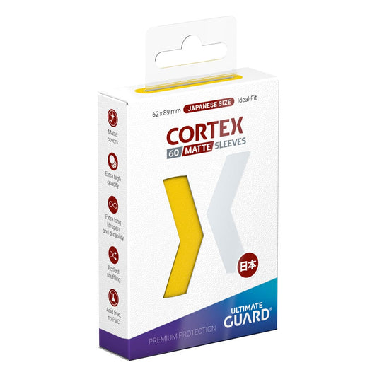 Ultimate Guard Cortex Sleeves Matte Japanese Size (60) - Yellow P061933
