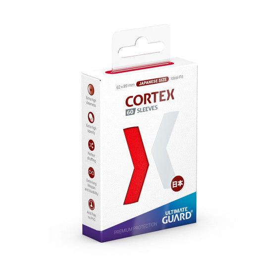 Ultimate Guard Cortex Sleeves Japanese Size (60) - Red P061936